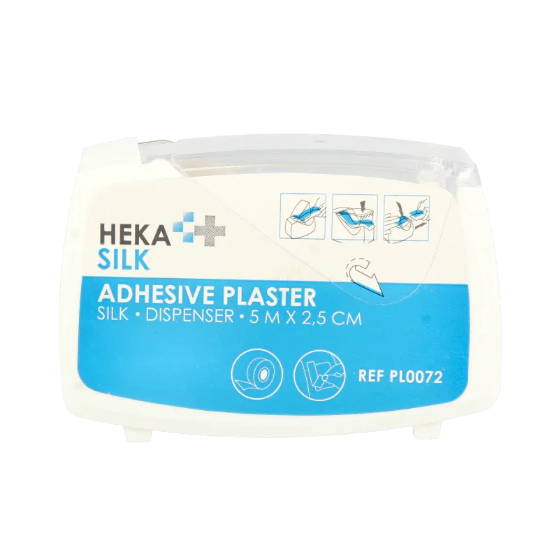 Hekapor Silk dispenser 5m x 2.5cm 1 Stuks