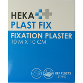 Hekaplast Fix pleister 10m x 10cm met schutvel 1 Rol