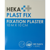 Hekaplast Fix pleister 10m x 10cm met schutvel 1 Rol