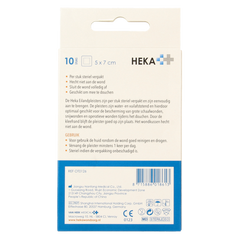 Heka Klein Eilandpleister 5cm x 7cm waterbestendig 10 Stuks