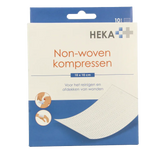 Heka Klein Non-woven kompres 10 x 10cm 10 Stuks