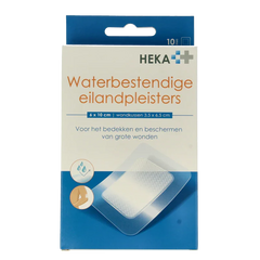Heka Klein Hekaplast border 6cm x 10cm waterproof 10 Stuks