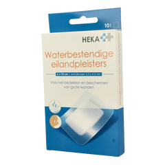 Heka Klein Hekaplast border 6cm x 10cm waterproof 10 Stuks