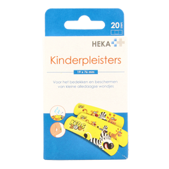 Heka Kinderpleister 19 x 76mm 20.00 Stuks