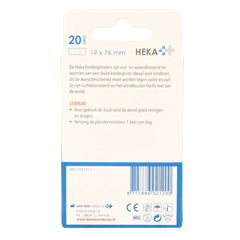 Heka Kinderpleister 19 x 76mm 20 Stuks