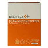 Decifera Foam border 5 x 5cm 5 Stuks