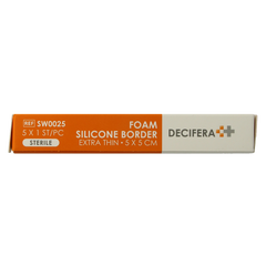 Decifera Foam border 5 x 5cm 5 Stuks