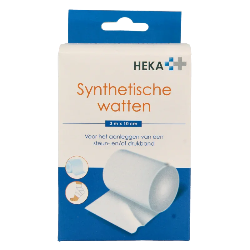 Heka Synthetische watten 3m x 10cm 1 Stuks
