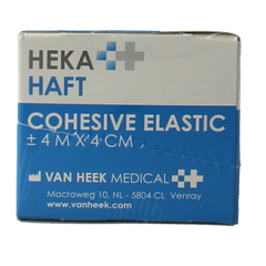 Hekahaft Cohesive windsel 4m x 4cm 5.00 Rol