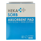 Heka Absorberend verband steriel 10 x 10cm 10 Stuks
