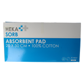 Hekasorb Absorberend verband 20x30 steriel 10 Stuks