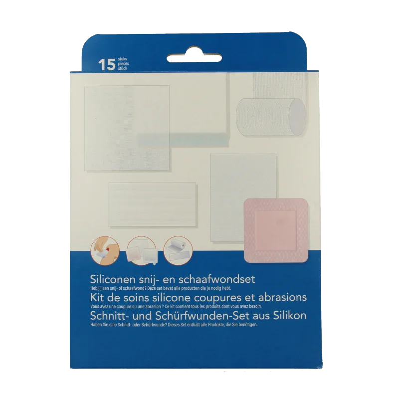 Heka Siliconen snij- en schaafwondset 1 Stuks