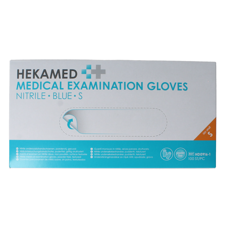 Heka Hekamed handschoenen soft nitrile S 100 Stuks