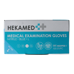 Heka Hekamed handschoenen soft nitrile L 100 Stuks