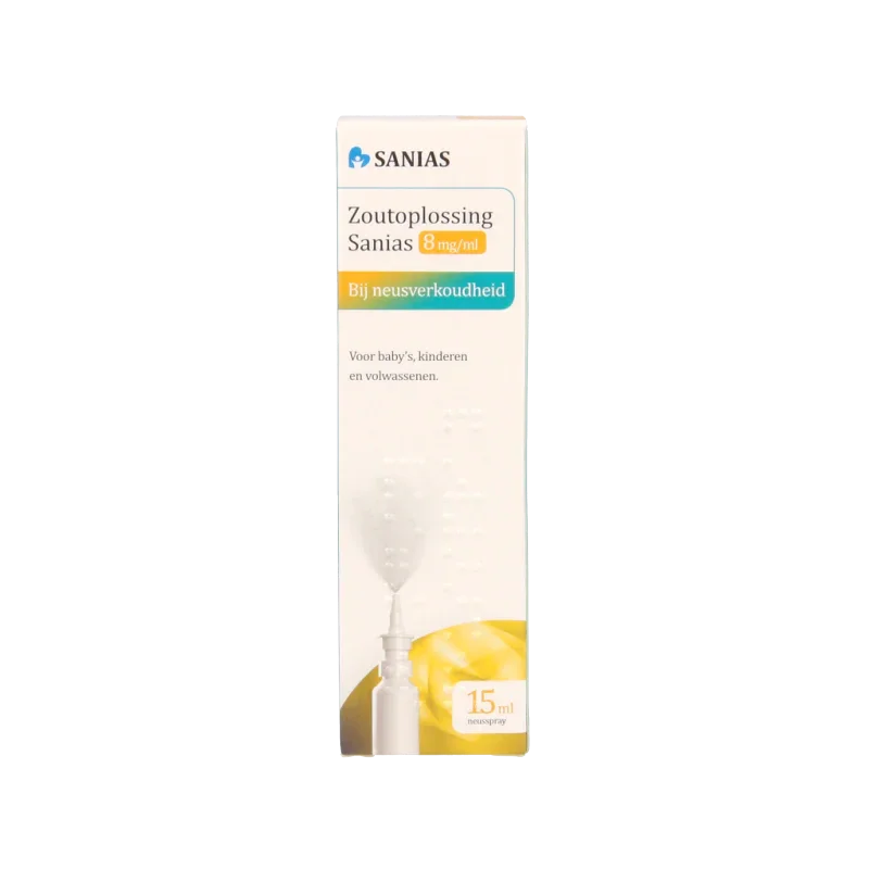 Sanias Zoutoplossing neusspray 8mg/ml 15 Milliliter