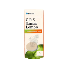 Sanias ORS lemon bruistablet 6 Stuks