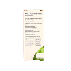 Sanias ORS lemon bruistablet 6 Stuks