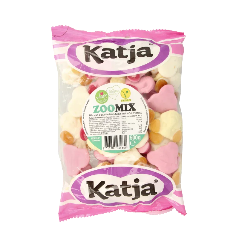 Katja Zoo mix zakje 500 Gram