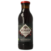 Schulp Krachtsap cranberrysap puur bio 750 Milliliter