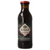 Schulp Krachtsap cranberrysap puur bio 750 Milliliter