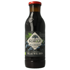 Schulp Krachtsap blauwe bessensap puur bio 750 Milliliter