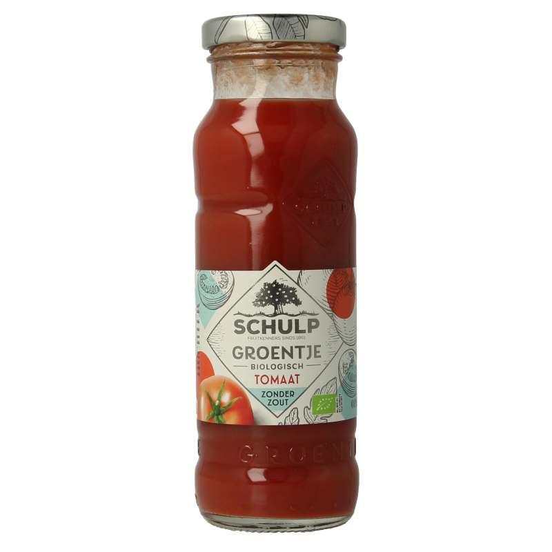 Schulp Groentje tomatensap bio 200.00 Milliliter