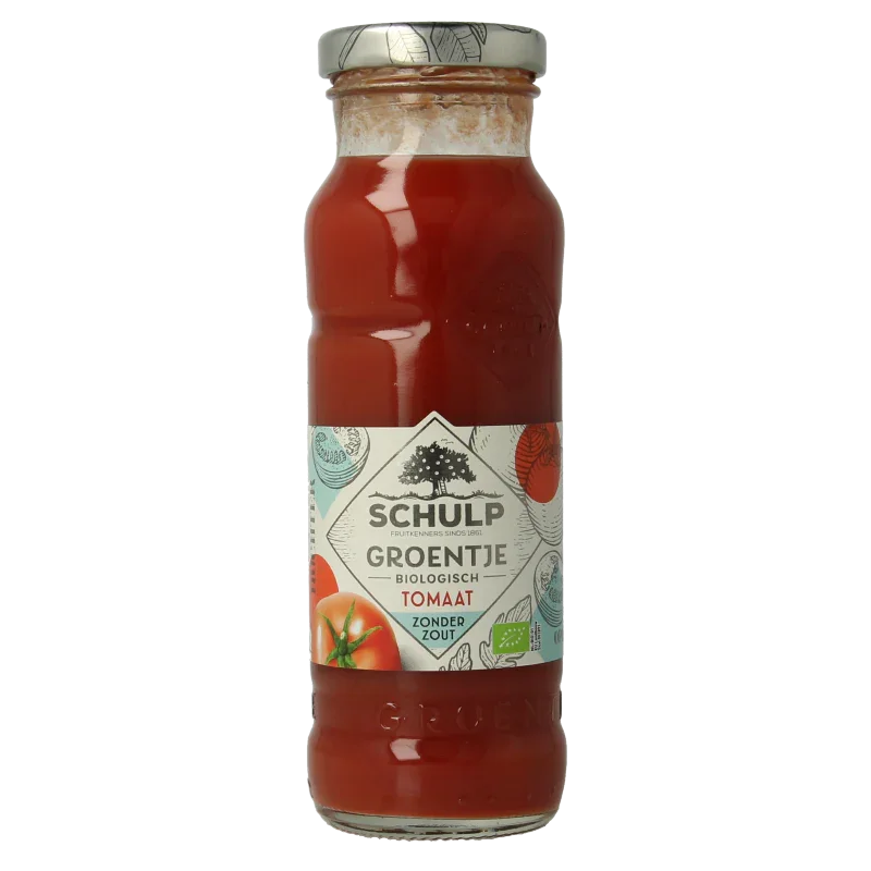 Schulp Groentje tomatensap bio 200 Milliliter