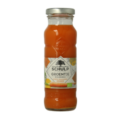 Schulp Groentje wortel, sinaasappel & gembersap bio 200 Milliliter