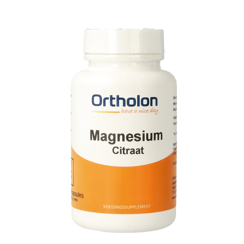 Ortholon Magnesium citraat 60 Vegetarische capsules