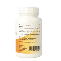 Ortholon Magnesium citraat 60 Vegetarische capsules