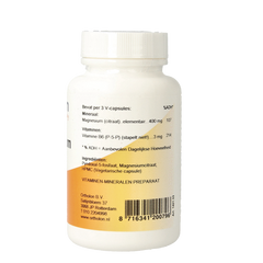 Ortholon Magnesium citraat 60.00 Vegetarische capsules