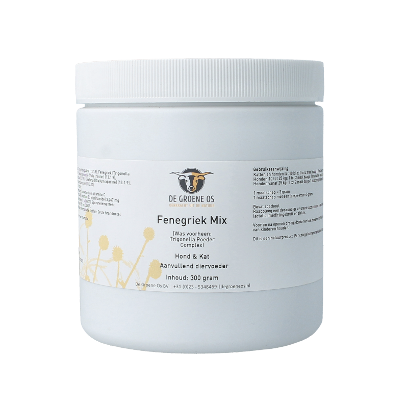 Groene Os Fenegriek mix hond/kat 300 Gram