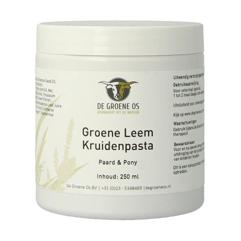 Groene Os Groene leem kruidenpasta 250 Milliliter