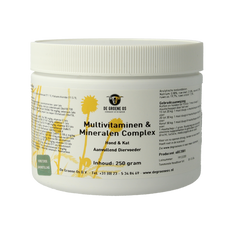 Groene Os Multi vitamine & mineralen complex hond/kat 250.00 Gram