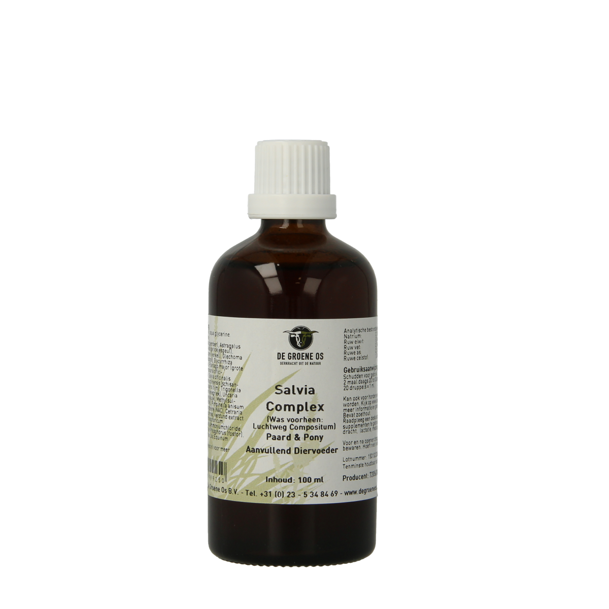 Groene Os Salvia complex paard/pony 100.00 Milliliter