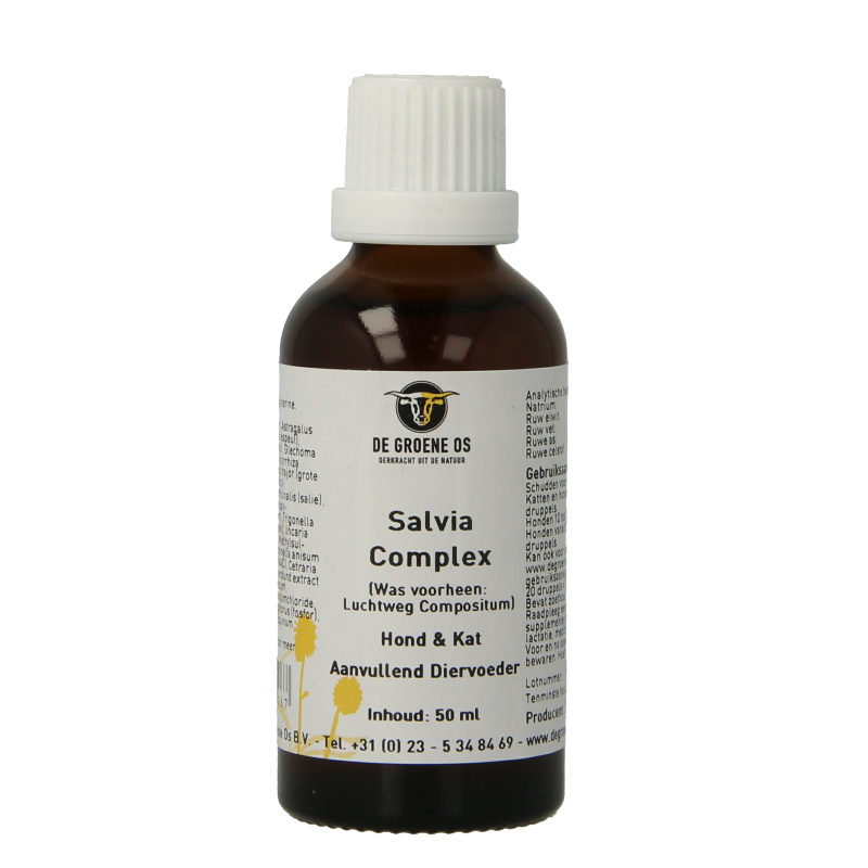 Groene Os Salvia complex hond/kat 50 Milliliter