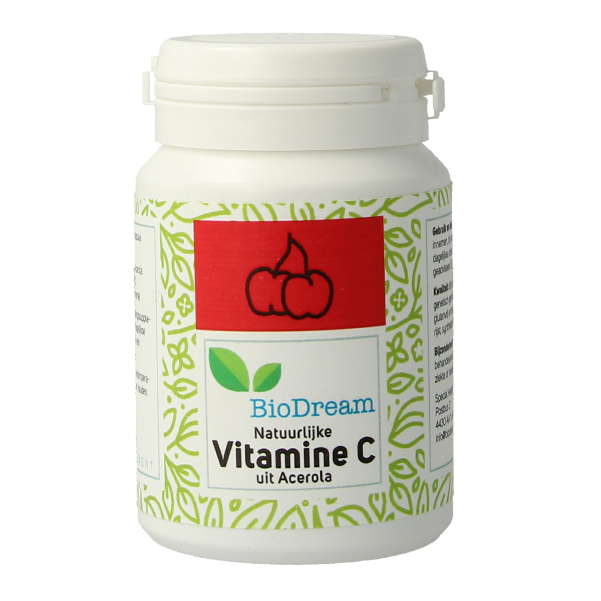 Biodream Vitamine C uit acerola 60.00 Capsules