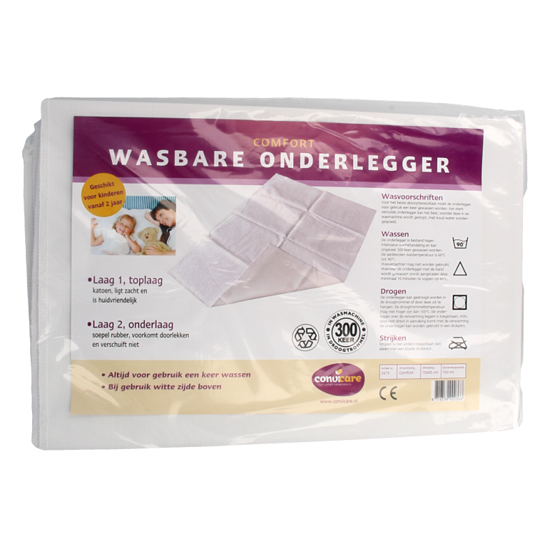 Comfort Wasbare onderlegger 95 x 70cm 1.00 Stuks