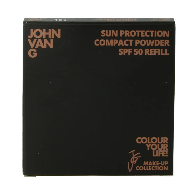 John van G Sun protection compact powder SPF50 refill 45 1 Stuks