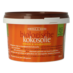 Omega & More Kokosolie extra virgin bio 500.00 Milliliter