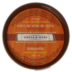 Omega & More Kokosolie extra virgin bio 500 Milliliter