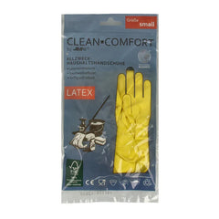 CLEAN-COMFORT Huishoudhandschoen geel maat S 1 Paar