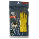 CLEAN-COMFORT Huishoudhandschoen geel maat L 1 Paar