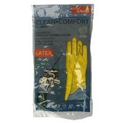 CLEAN-COMFORT Huishoudhandschoen geel maat XL 1 Paar