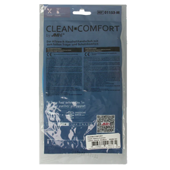 CLEAN-COMFORT Huishoudhandschoen blauw maat M 1 Paar
