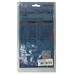 CLEAN-COMFORT Huishoudhandschoen blauw maat M 1.00 Paar