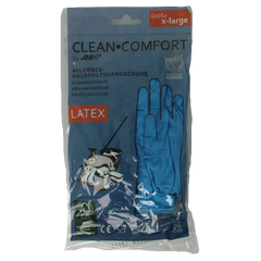 CLEAN-COMFORT Huishoudhandschoen blauw maat XL 1 Paar