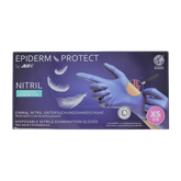 Epiderm Protect Nitriel onderzoekhandschoen poedervrij XS blauw 100 Stuks