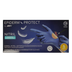 Epiderm Protect Nitriel onderzoekhandschoen poedervrij S blauw 100 Stuks
