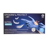 Epiderm Protect Nitriel onderzoekhandschoen poedervrij M blauw 100 Stuks